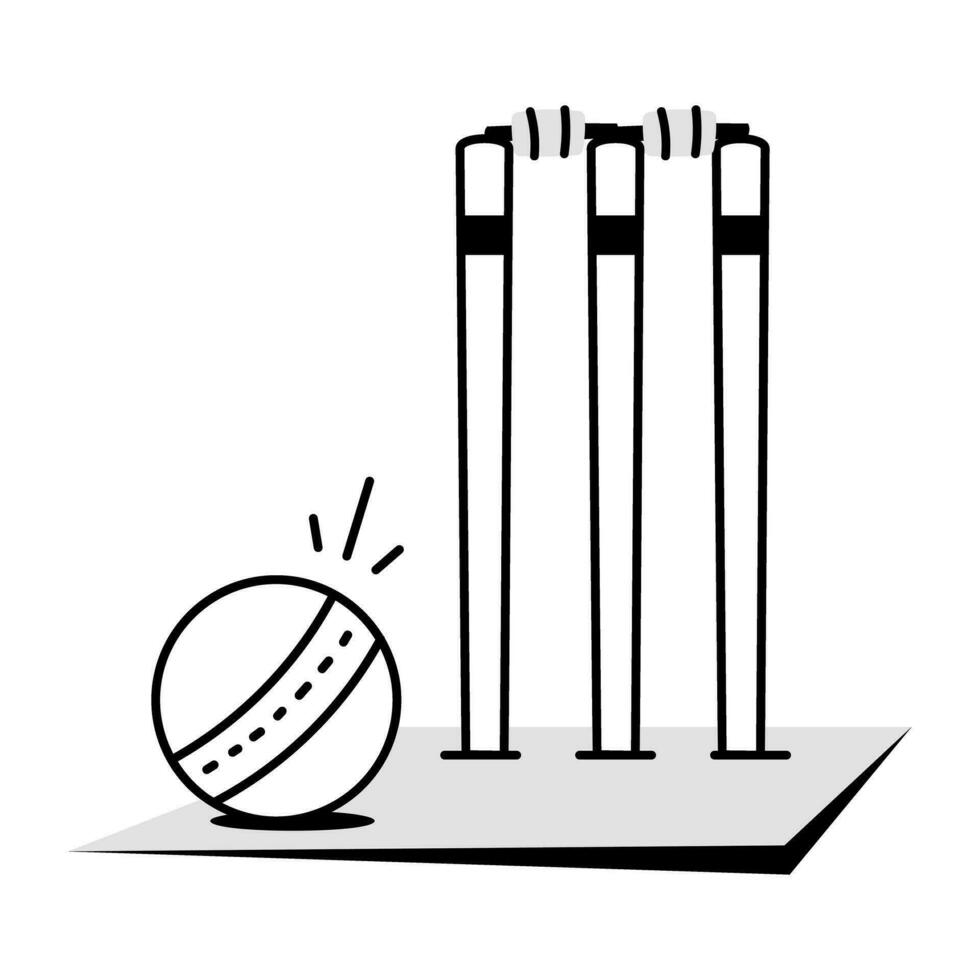 Trendy Stump Ball vector