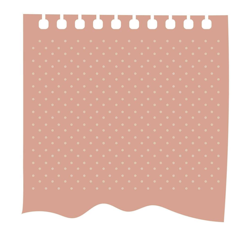 Sticky notes blank paper post memo message . Empty banner for old looking design of label, text header, title, calligraphy or lettering. Useful pretty tool, illustration in doodle style. vector