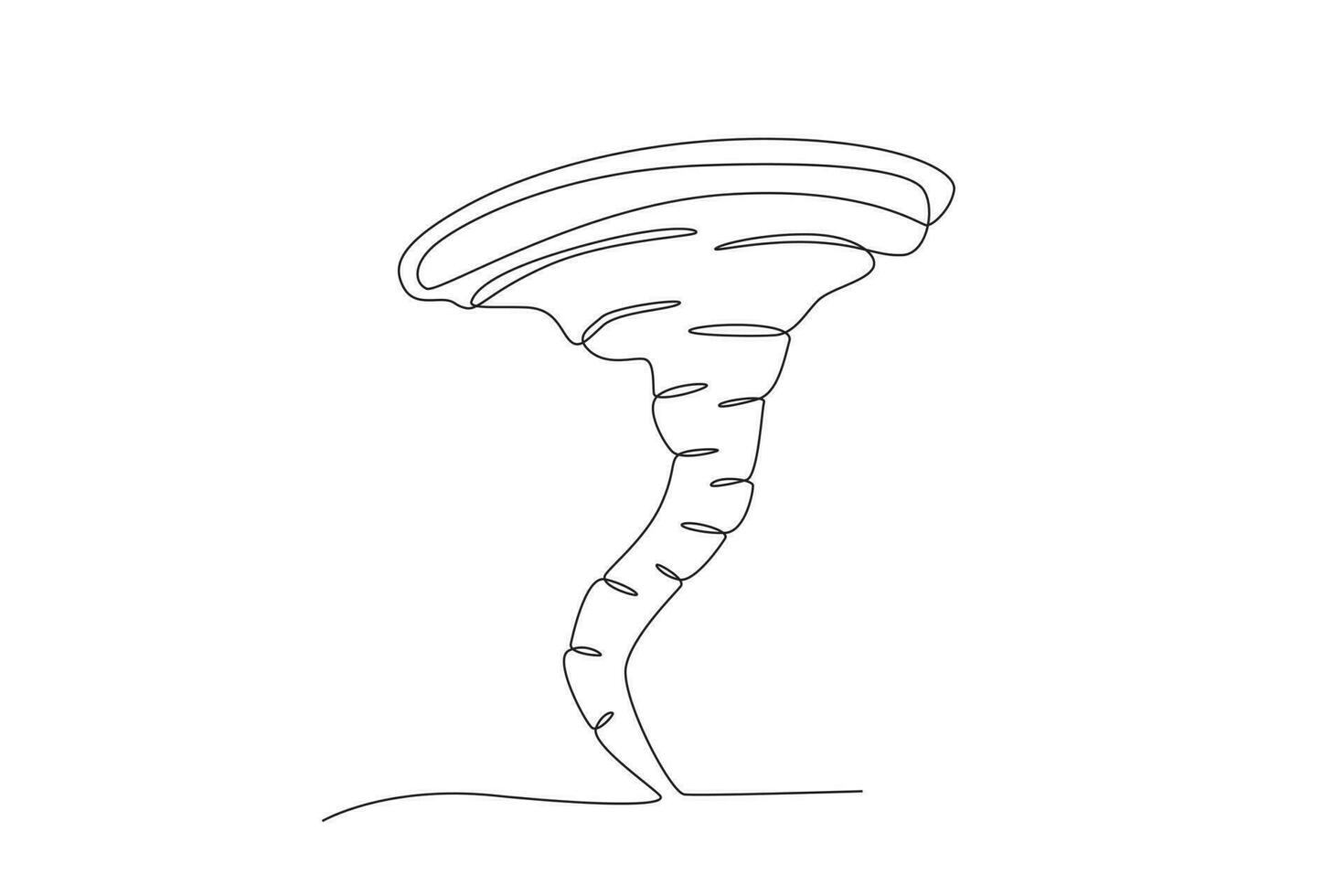 A dangerous high tornado vector