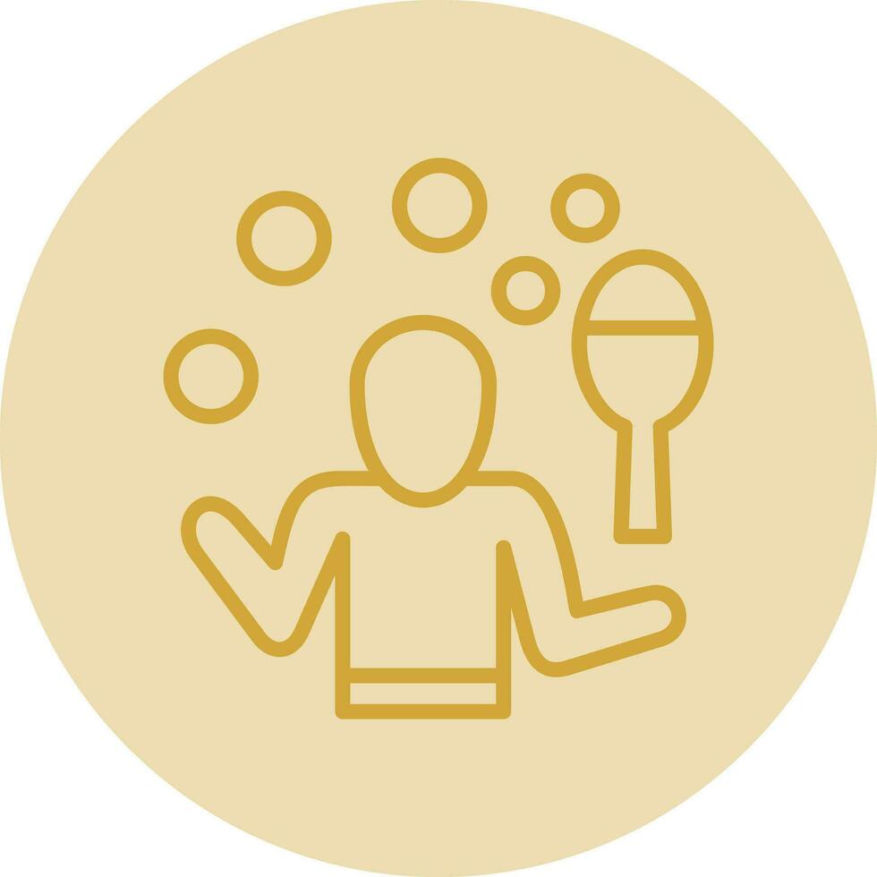 Juggling Vector Icon Design