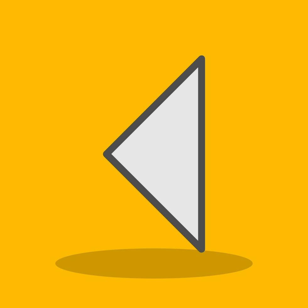 Caret Left Vector Icon Design