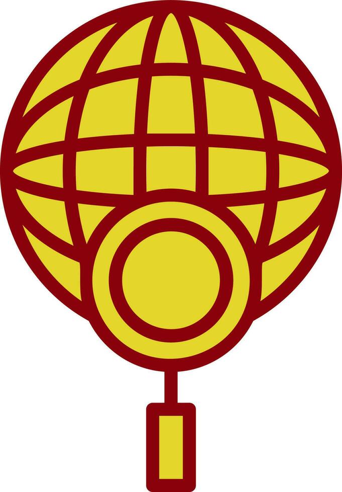 Global Search Vector Icon Design