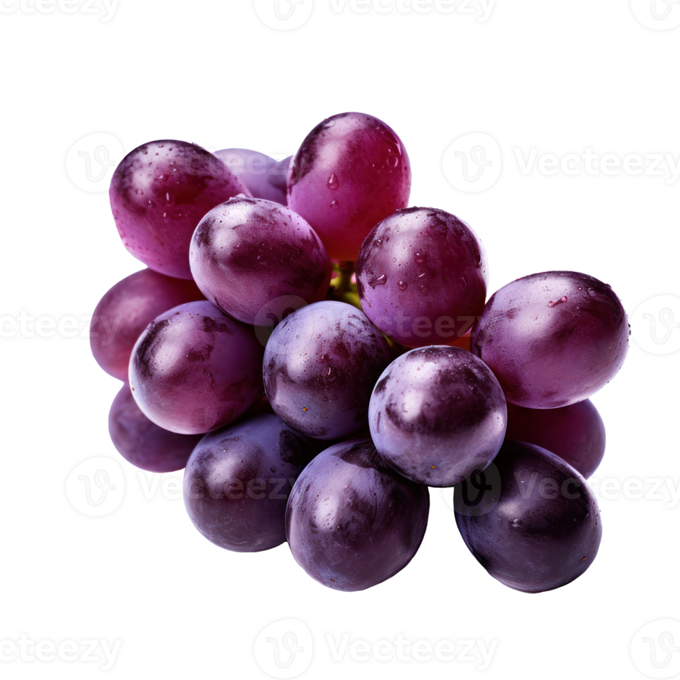 Fresh grapes isolated  on transpatenr background png