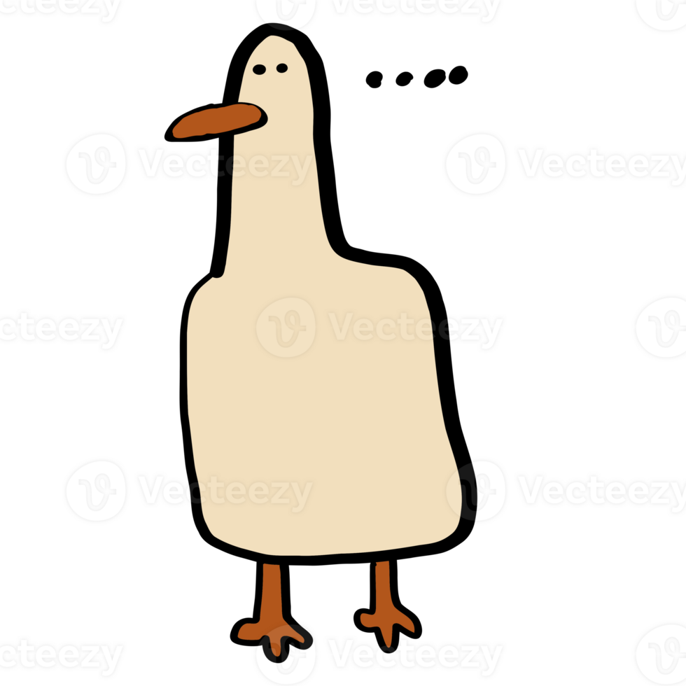 white goose duck png