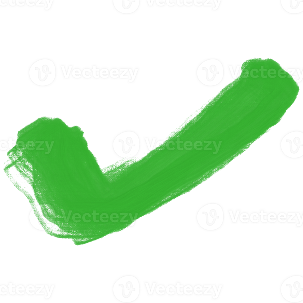 Icon green check mark isolated png