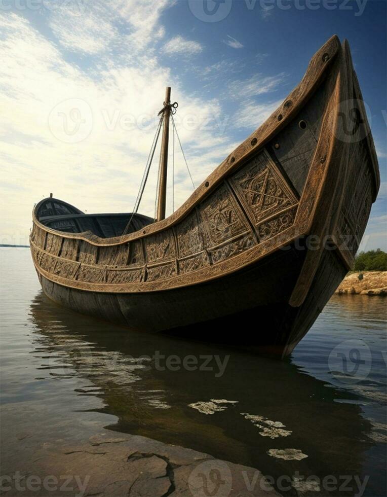 Old ship wood photo