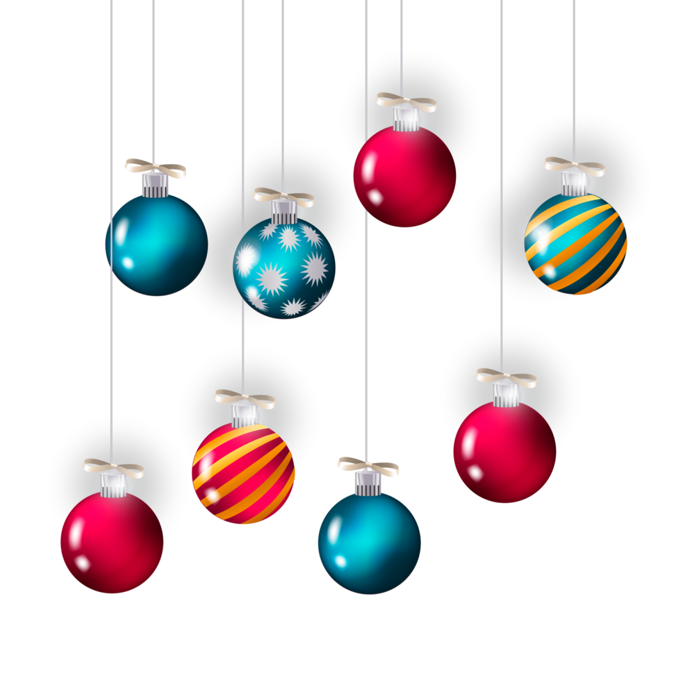 christmas ball decoration realistic 3d ball ball png