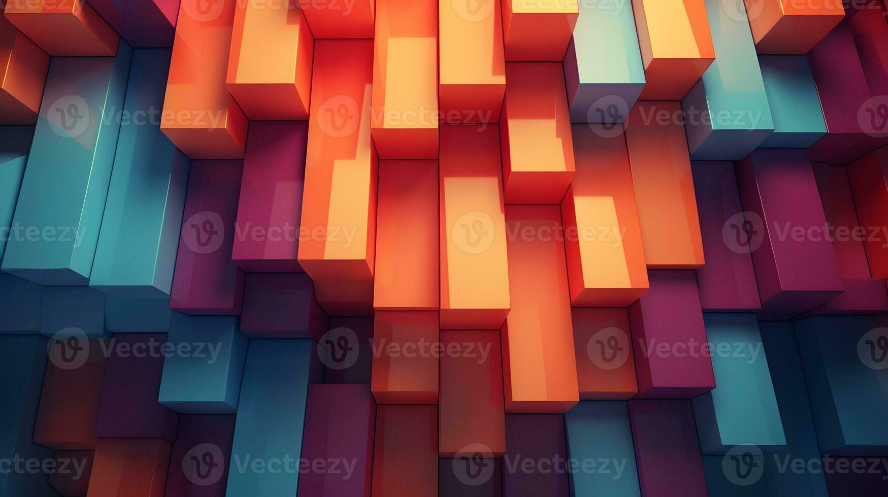 colorful abstract geometric background photo