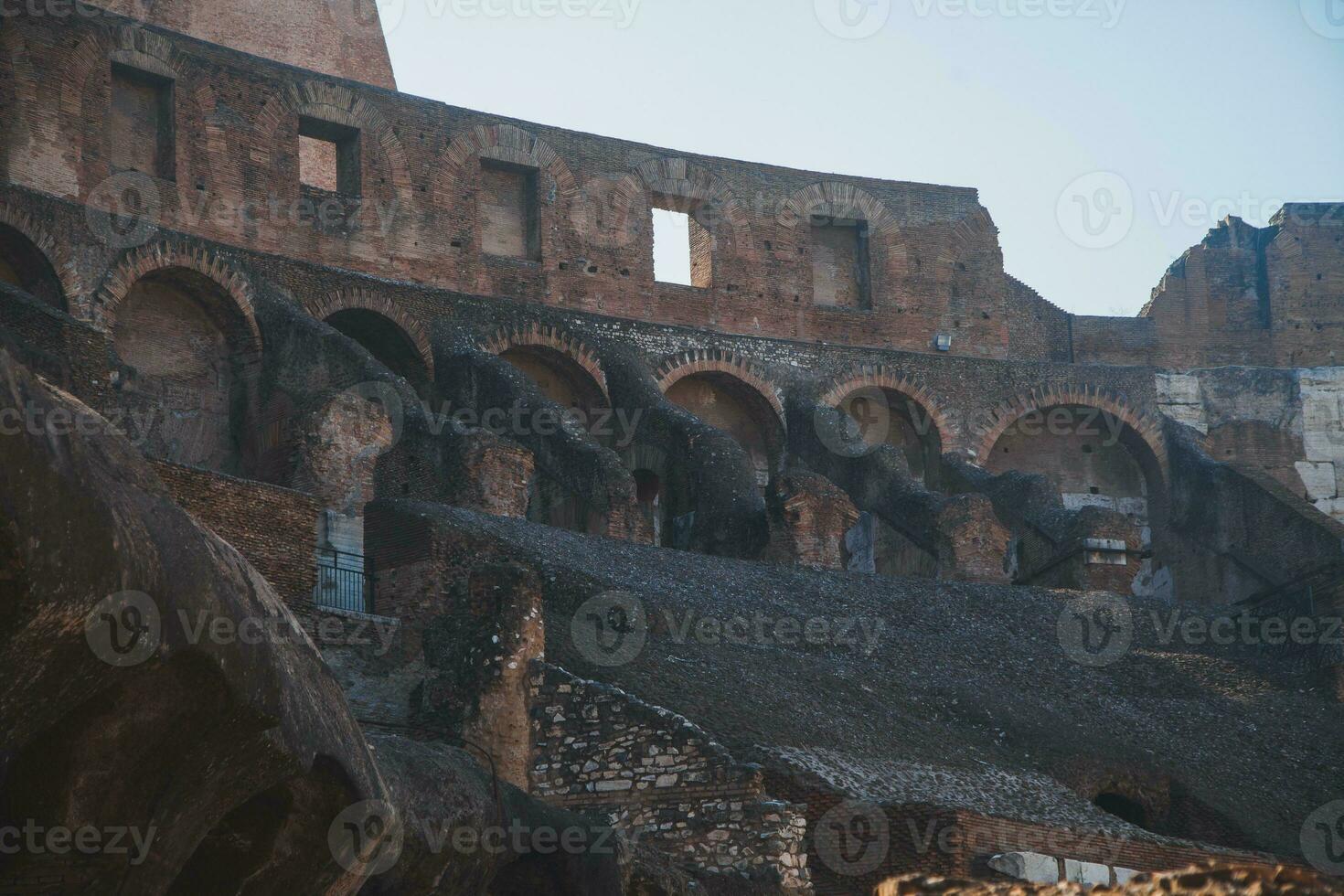 Views from the Colosseum in Rome, Italy photo