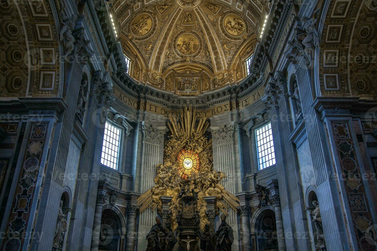 Views of St. Peter's Basilica in Vatican City photo