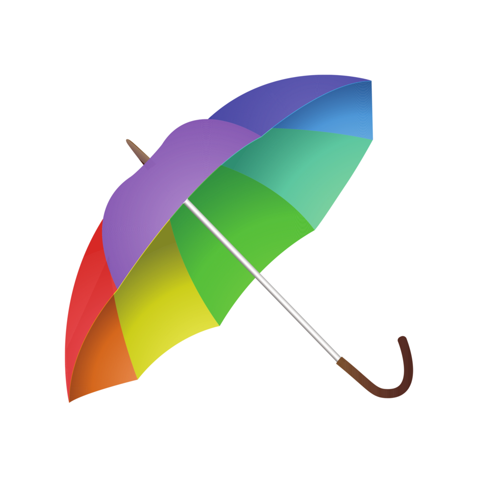 Spring Umbrella Generative Ai png