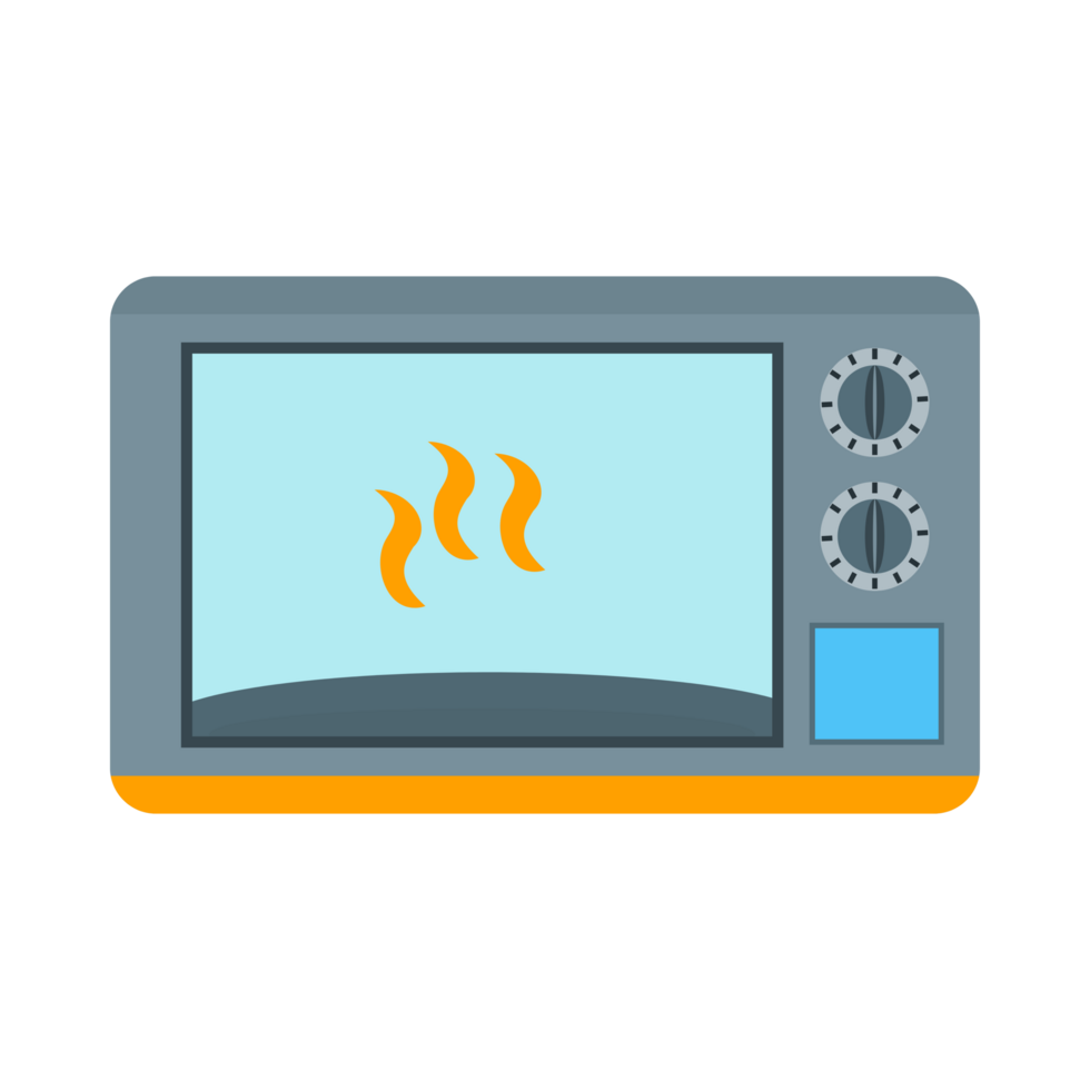 Oven Icon Or Symbol In Black Outline Generative Ai png