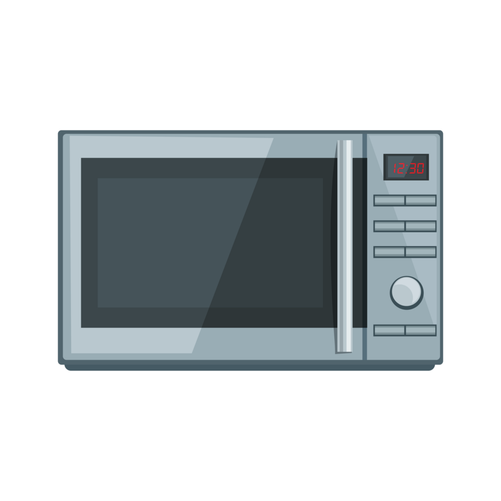 Microwave oven, Beautifully Microwave, kitchen, electronics Generative Ai png