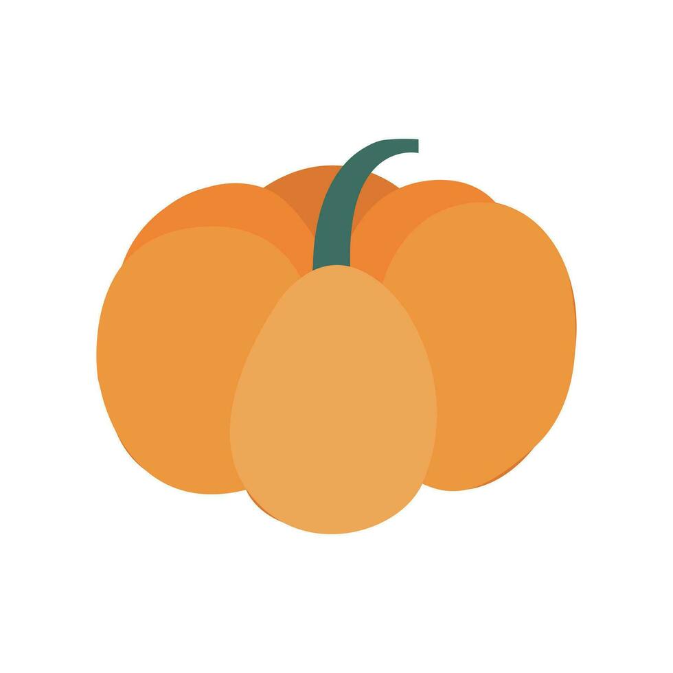 plano calabaza clipart. vector calabaza ilustración