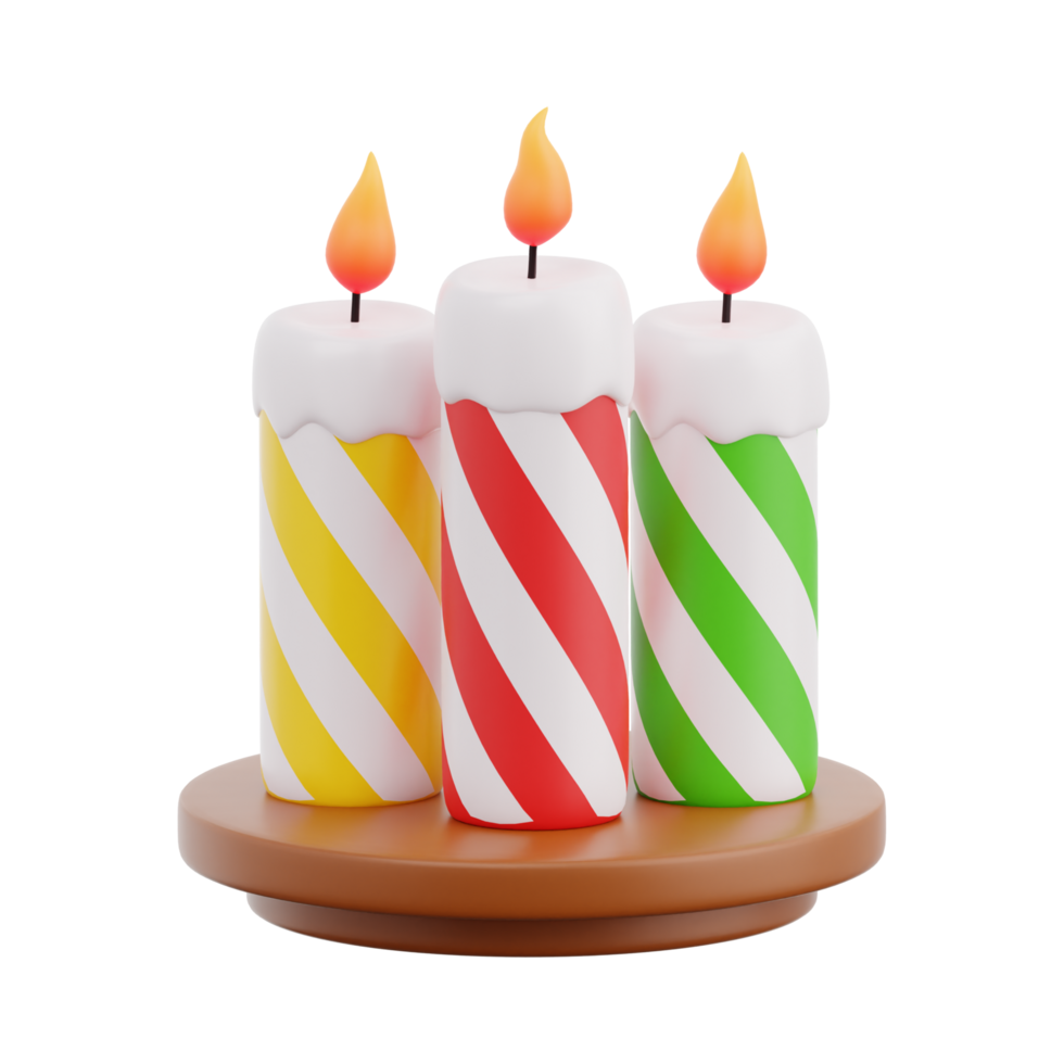 Birthday Candle Generative Ai png