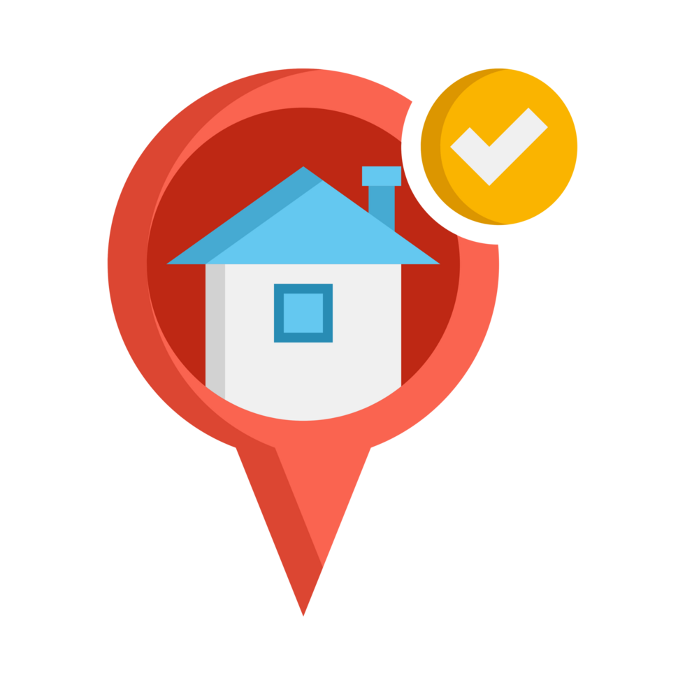 Home Location Icon Generative Ai png