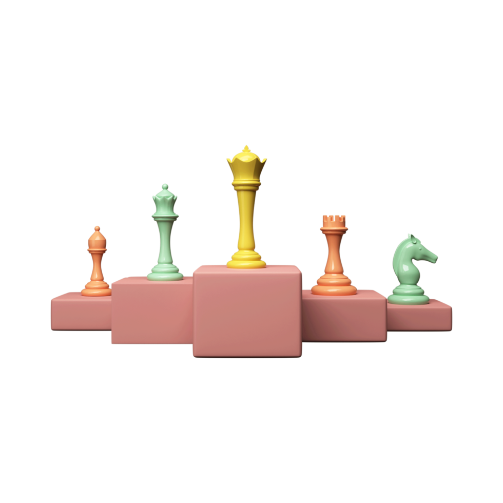 Vintage  Elegant Chess Generative Ai png