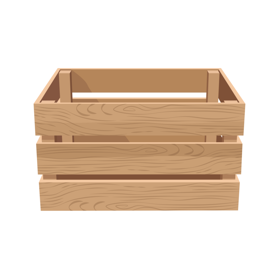 Wooden Box  Generative Ai png
