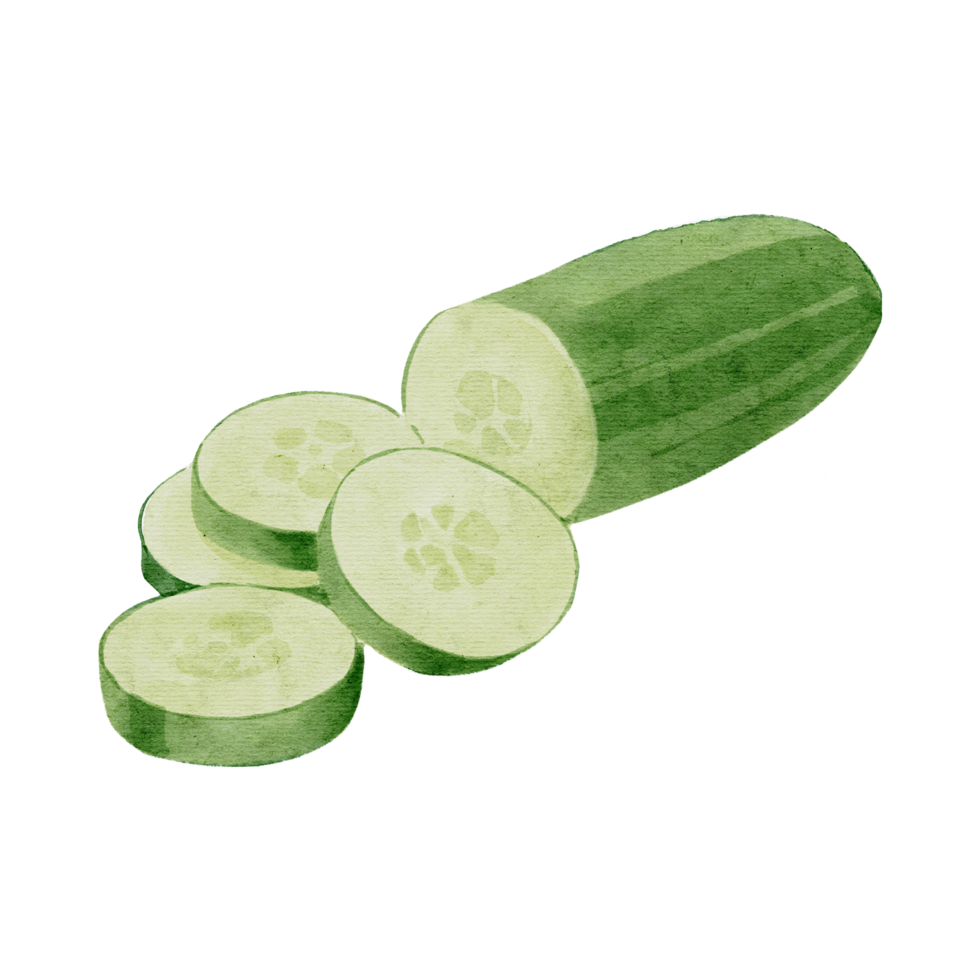 Cucumber Slices  Generative Ai png