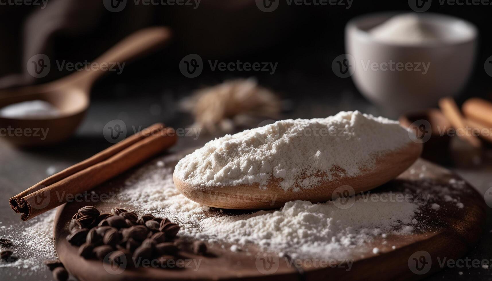 Homemade dessert fresh, sweet, rustic, chocolate, baked, delicious, cookie, gourmet generated by AI photo