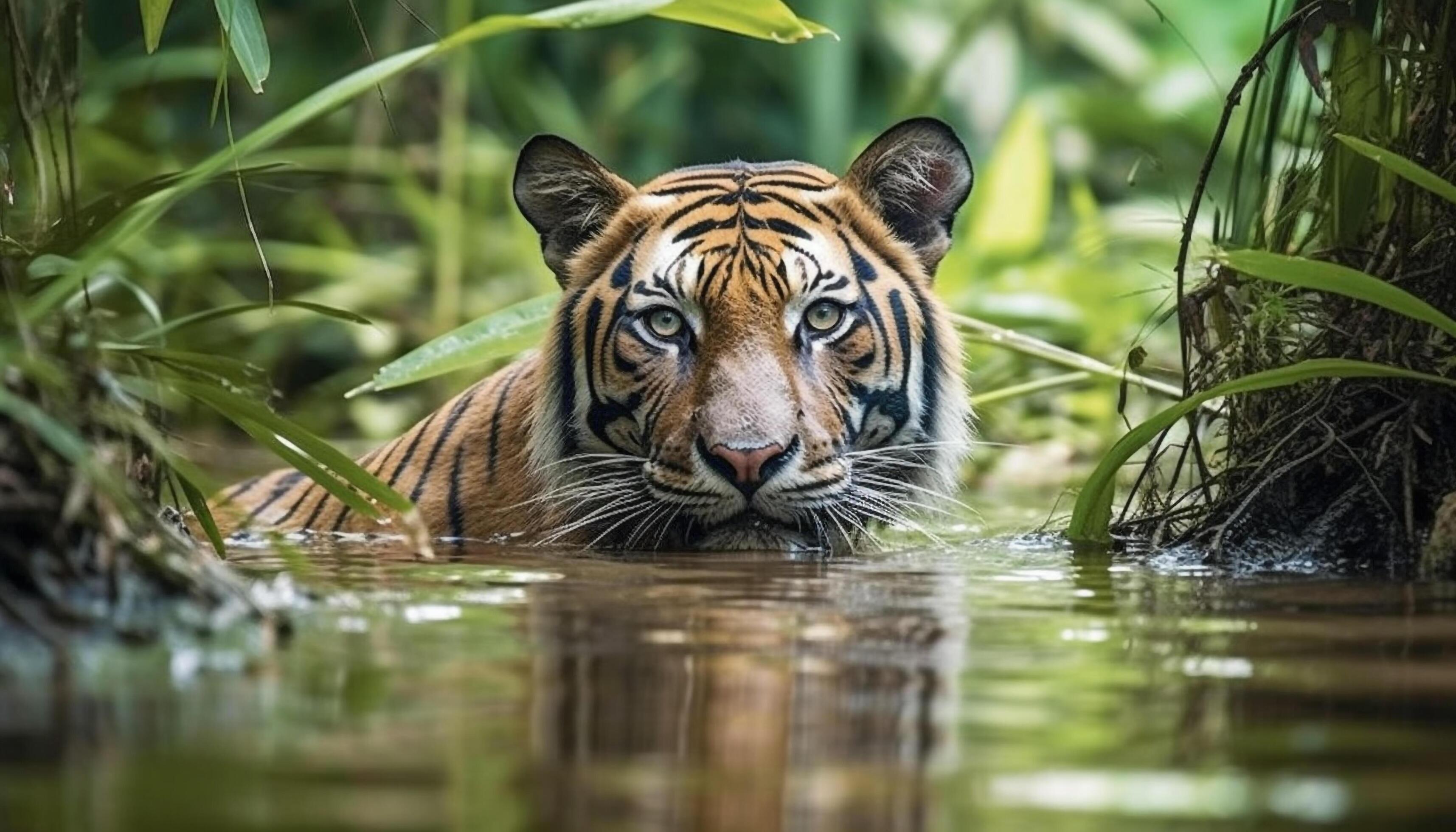 Bengal Tiger  Rainforest Animals