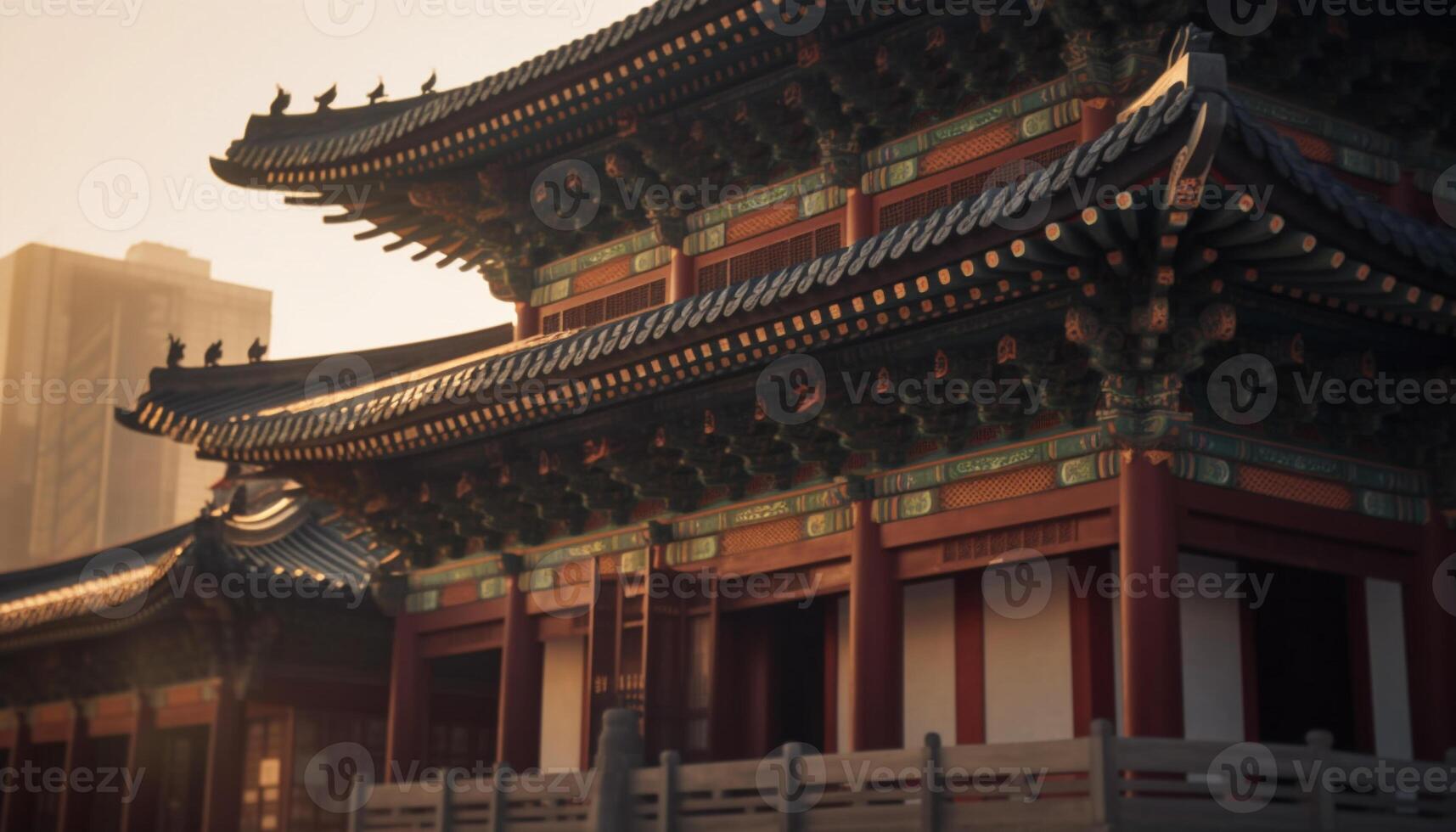 Ancient pagoda in Beijing showcases Chinese culture and architectural history generated by AI photo