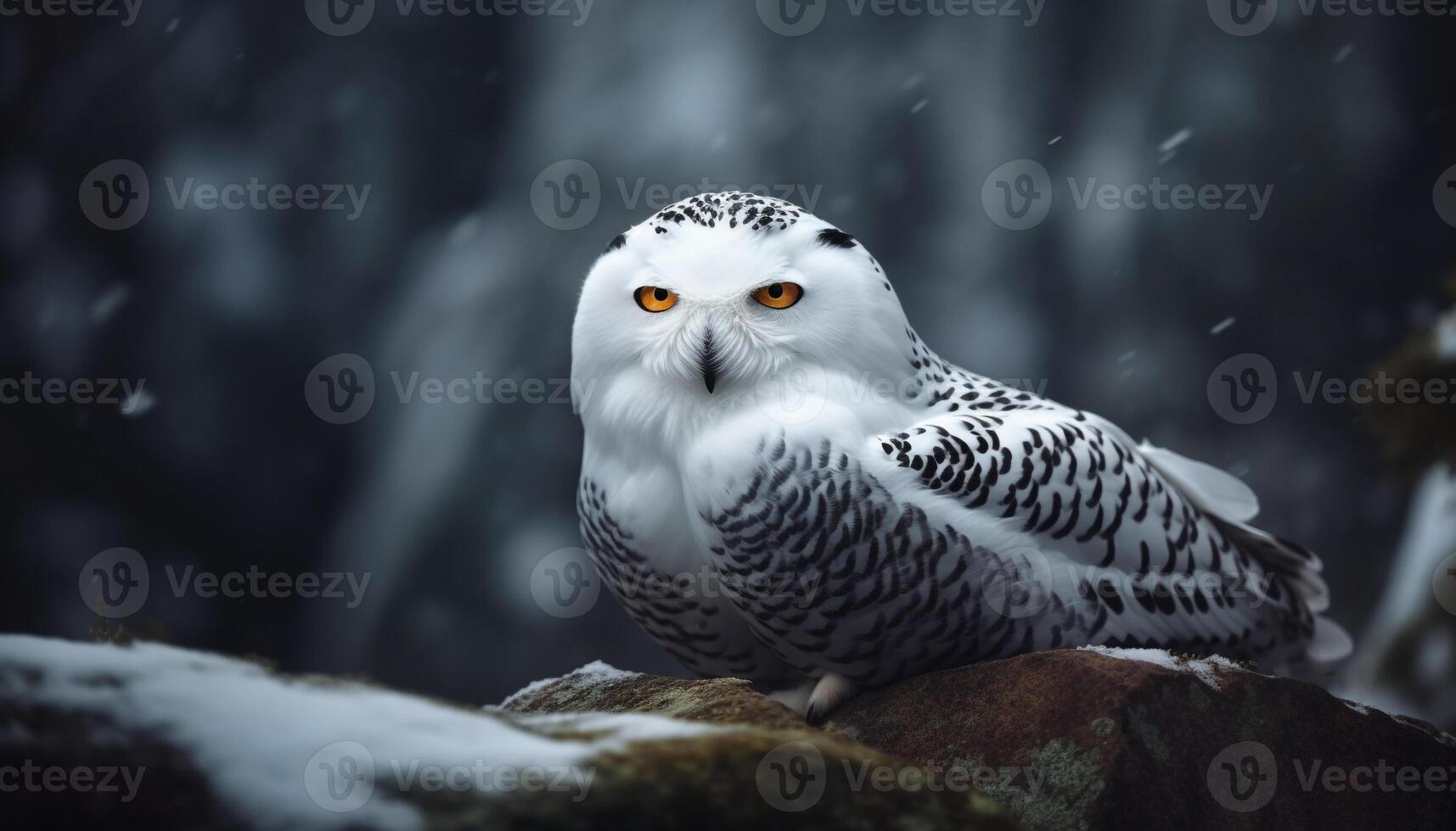 Animal in nature, beak, feather, bird of prey, close up, looking generated by AI photo