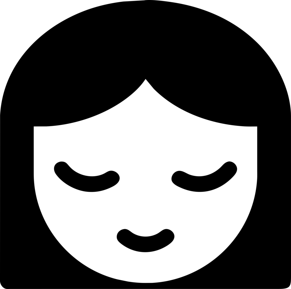 face of a person. AI Generated png