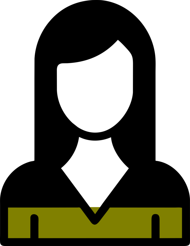 face of a person. AI Generated png