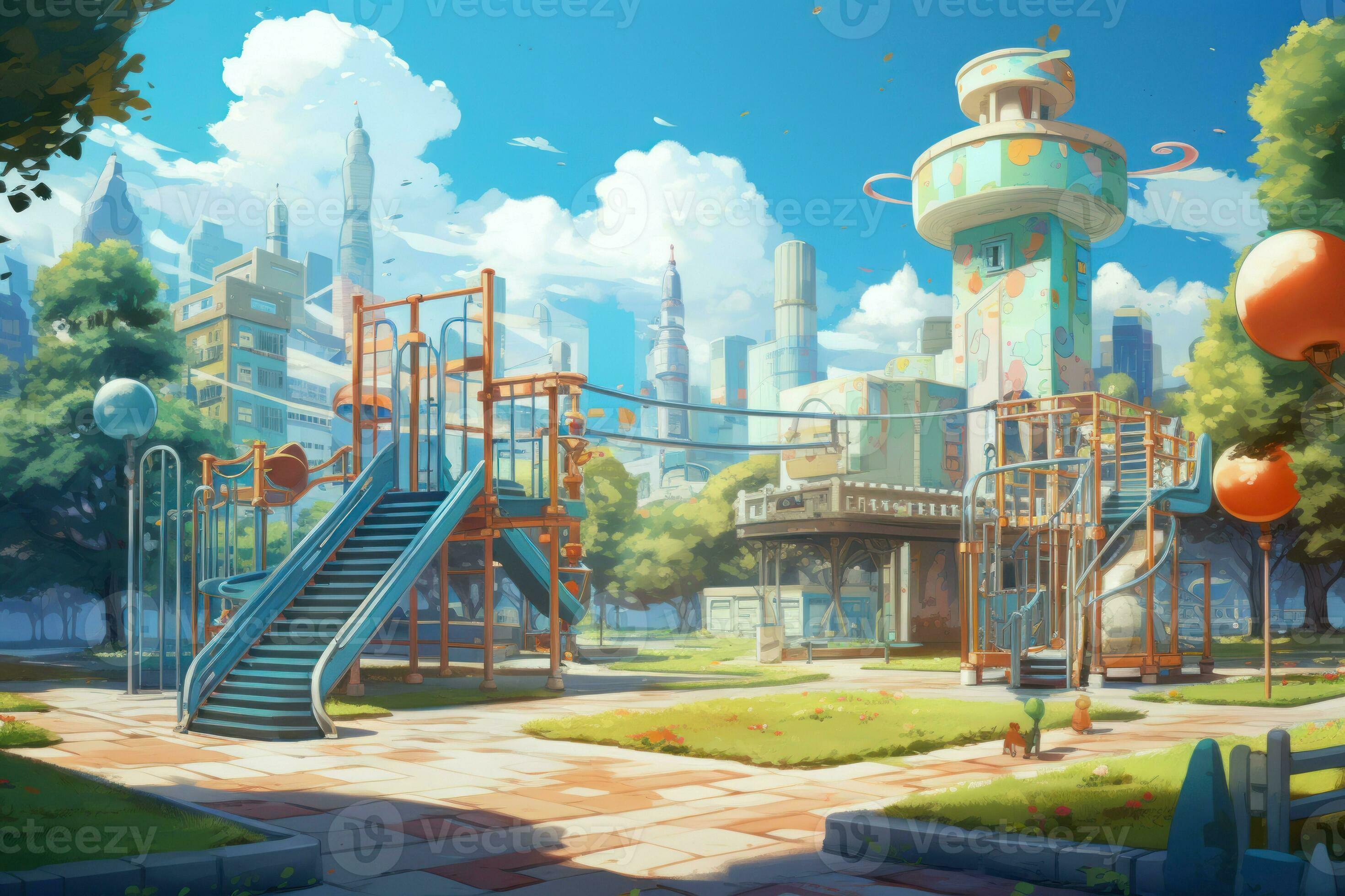 floresta de anime - Playground