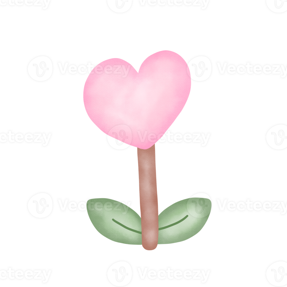 Flower cartoon hand drawing png