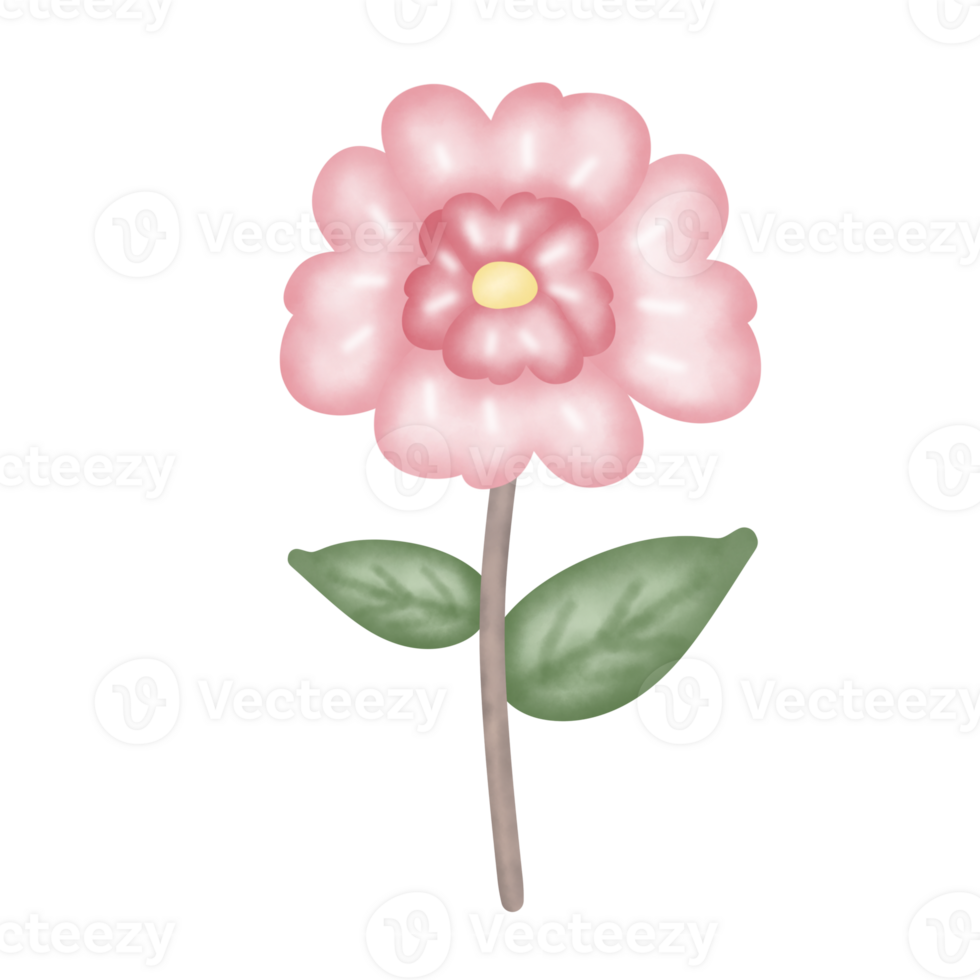 Flower cartoon hand drawing 27737156 PNG