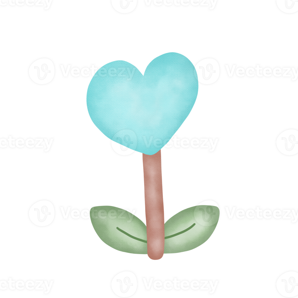 Flower cartoon hand drawing png
