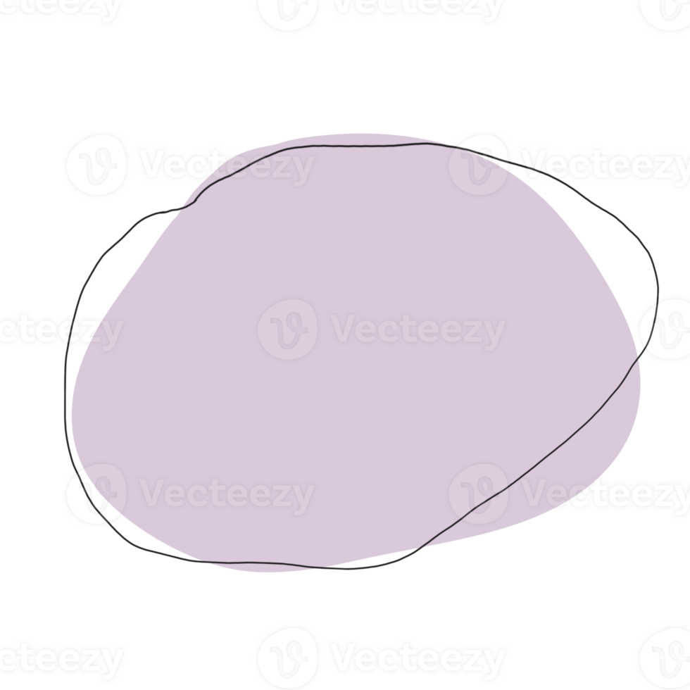 süß Karikatur Pastell- Gekritzel Hand zeichnen Pastell- Kreis minimal png