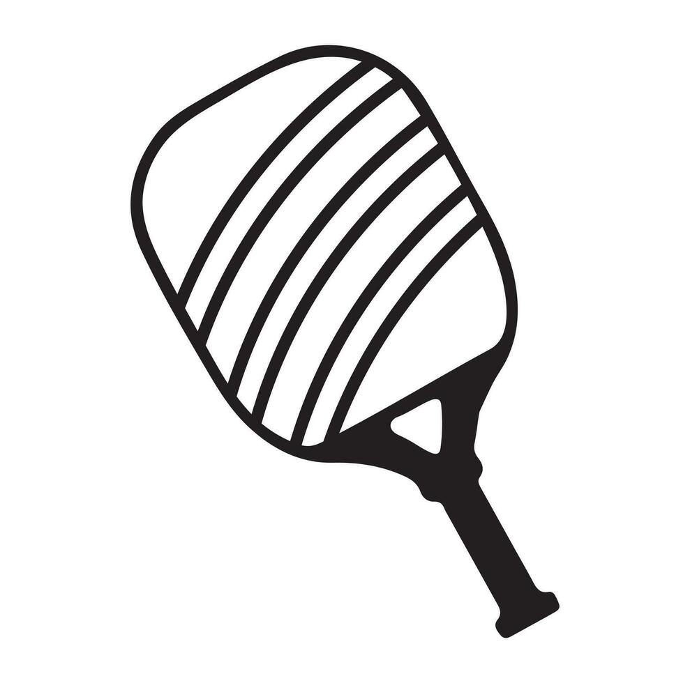 pickleball vector y pickleball paletas firmar símbolo icono vector ilustración pickleball logo vector