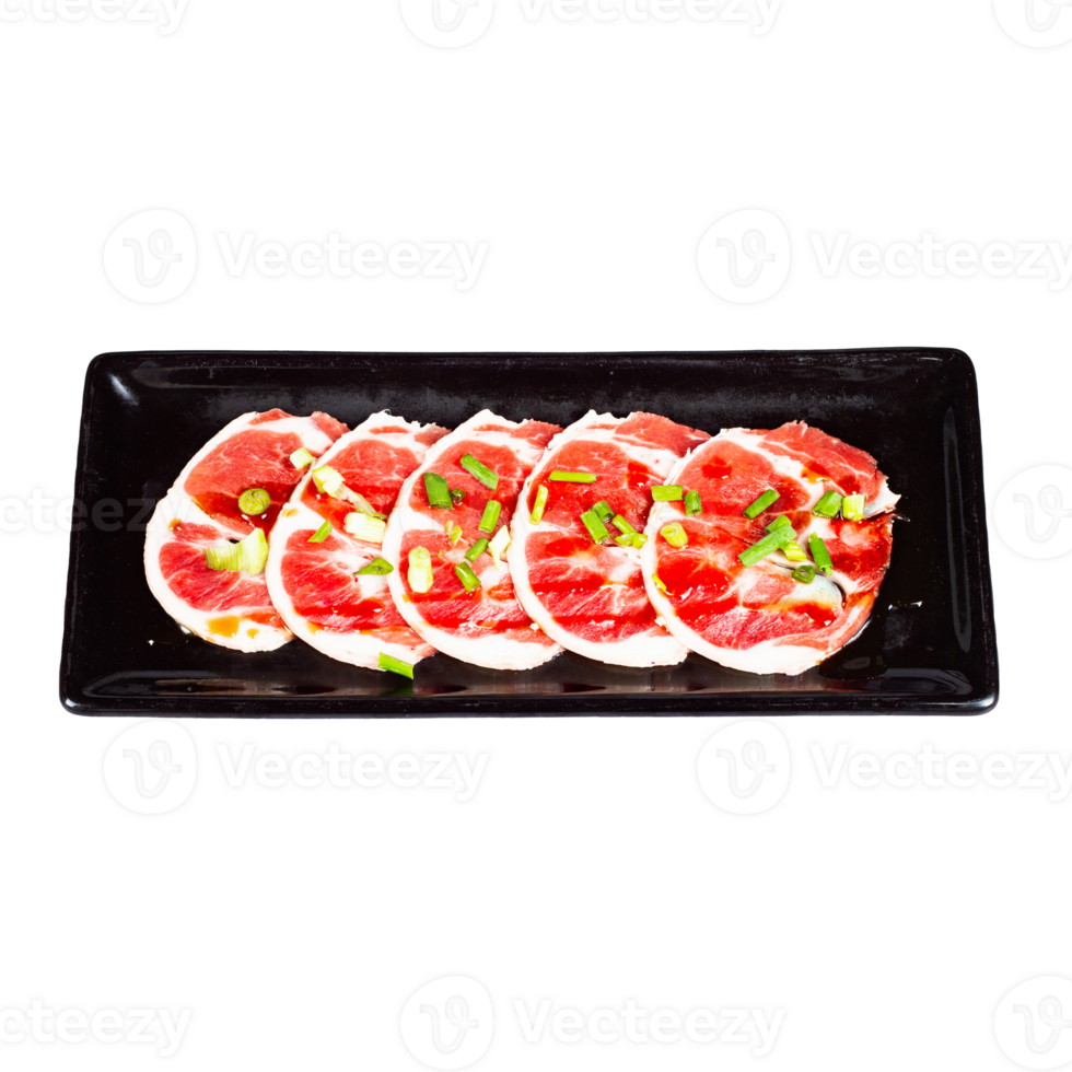 Pork Neck Sliced png