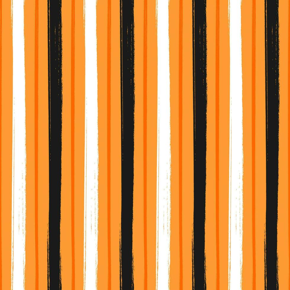 Halloween Red Orange Black Vertical Stripe Pattern vector