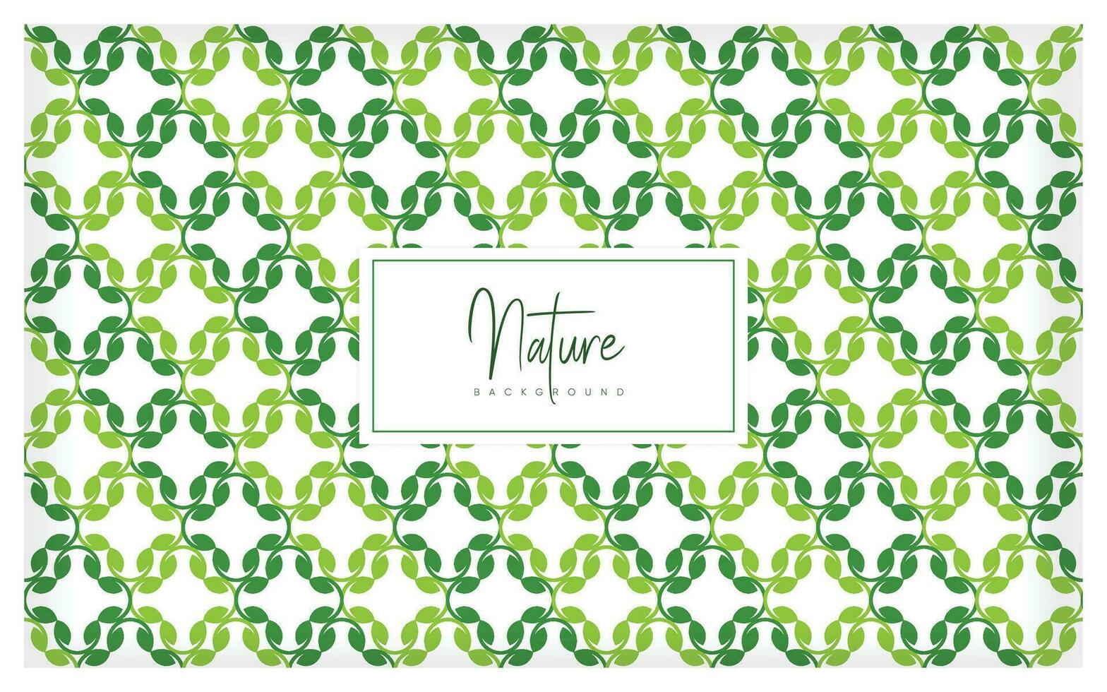 Green leaf pattern. Vector leaf with free space for text. Green leaf pattern conceptual vector illustration. Environment, and nature concept mandala design.