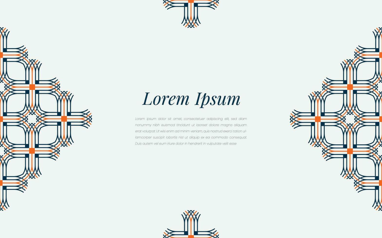 Abstract decorative lines background. Simple line mosaic with colorful ornamental details. vector