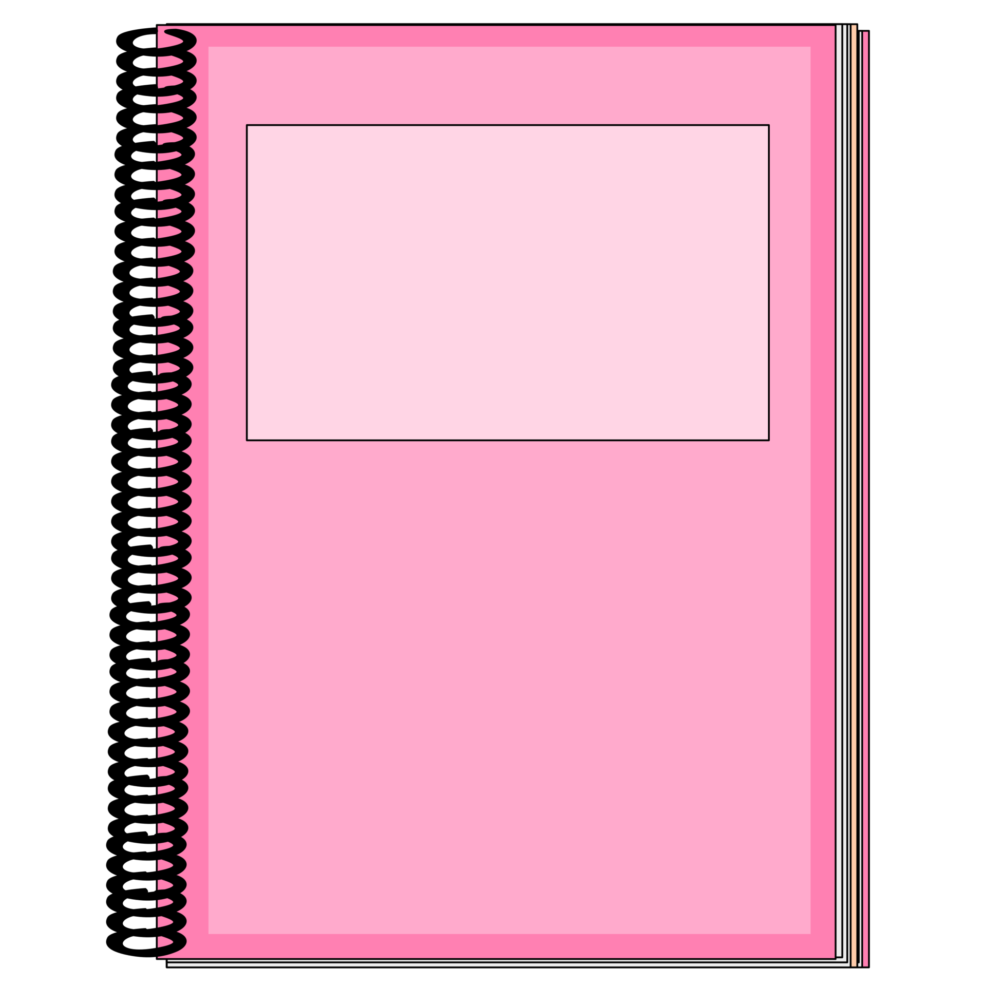 pink notebook notepad 27738253 PNG