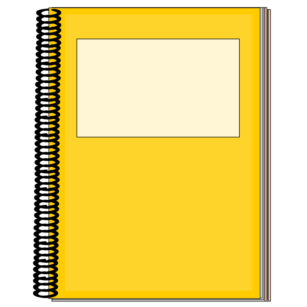 notebook school supplies png