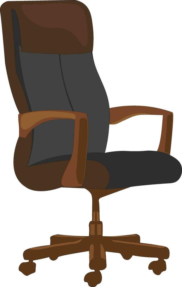 Office Boss Chair Comfortable Furniture vector