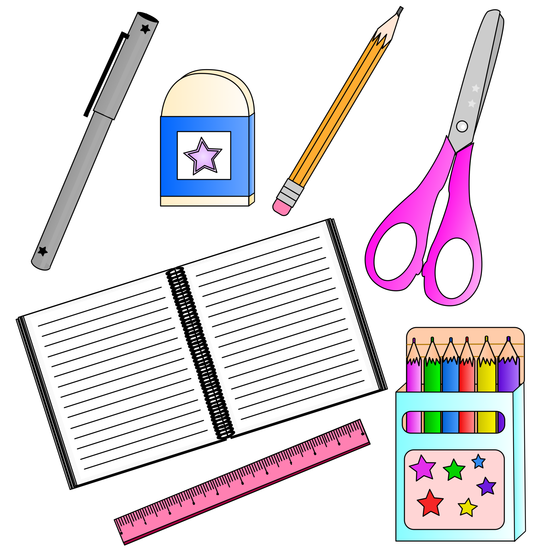Free school supplies background png download free school 58 off