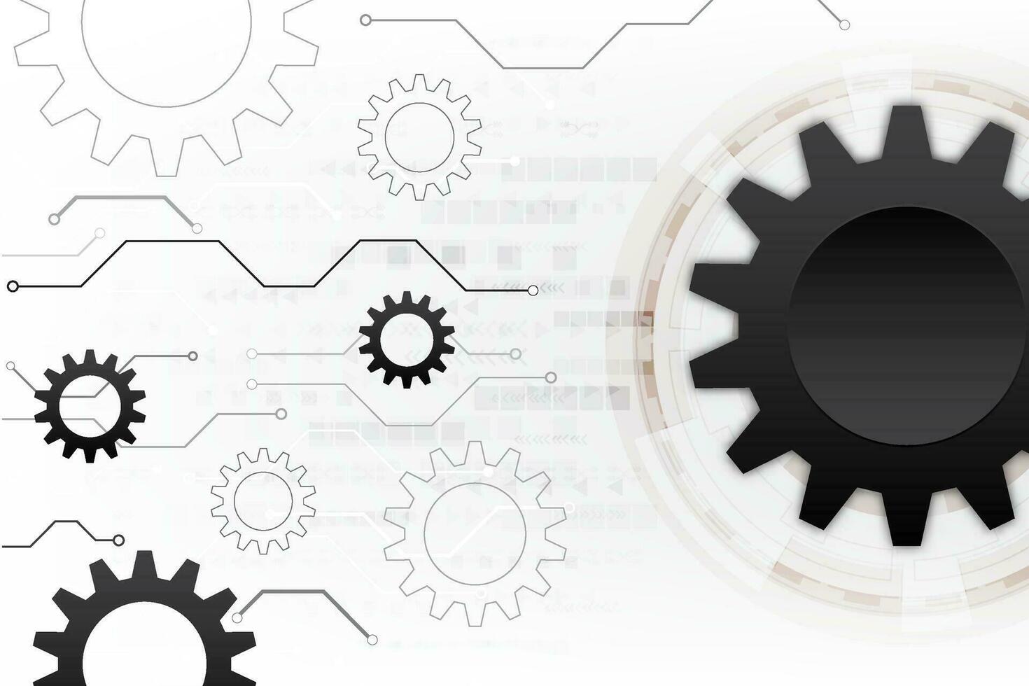 Digital Hitech Vector and Illustration Abstract Background