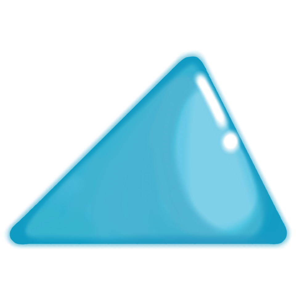 blue triangle shape png