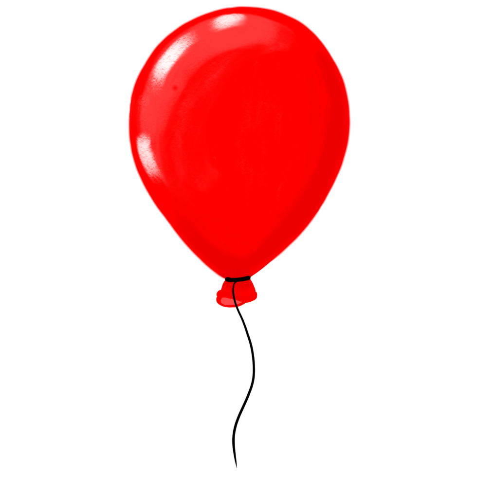 rosso Palloncino clipart png