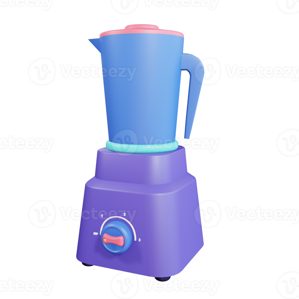 3D Blender Object with Transparent Background Premium Psd png