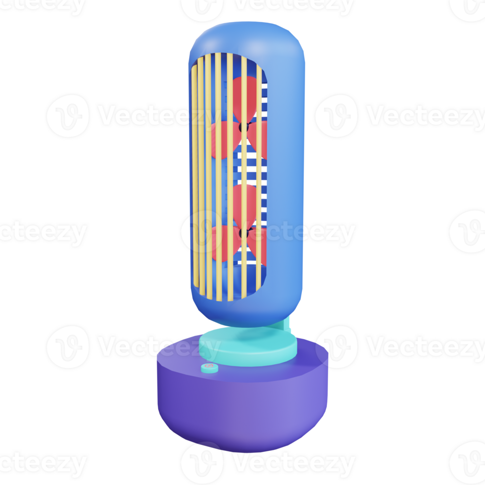 3D Fan Object with Transparent Background png