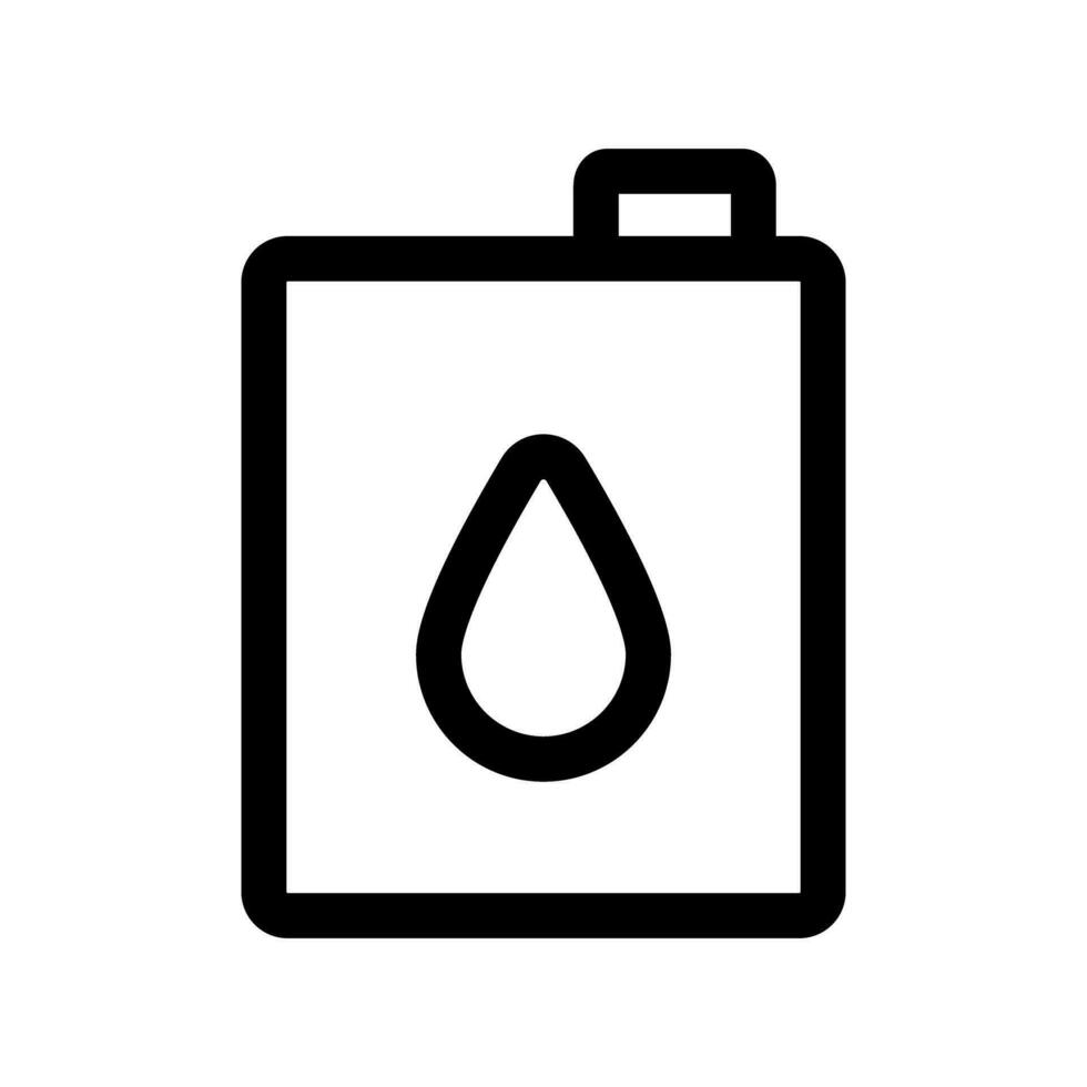 Oil container. Gasoline container. Vector. vector