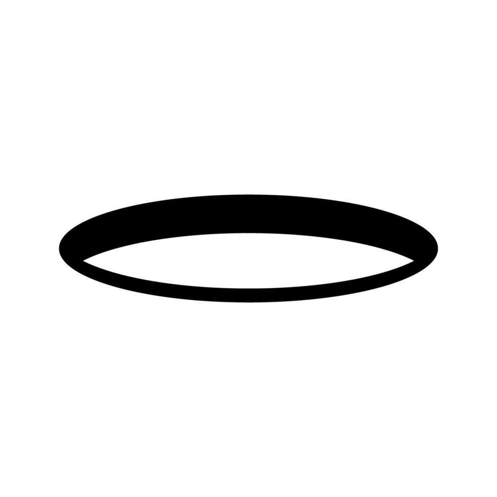 Simple hole silhouette icon. Pitfall icon. Vector. vector